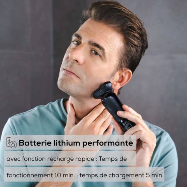 Rasoir électrique rotatif Beurer Sans Fil noir (MN8X) Rasoir électrique rotatif Beurer Sans Fil noir (MN8X)